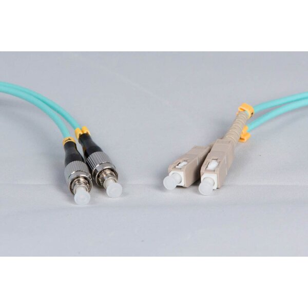 Premium Duplex LWL Patchkabel, OM3, FC/PC-SC/PC