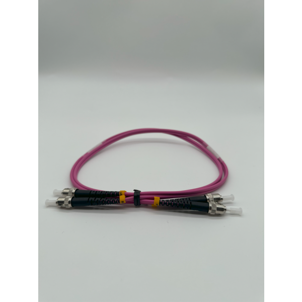 Premium Duplex LWL Patchkabel, OM4, ST-ST