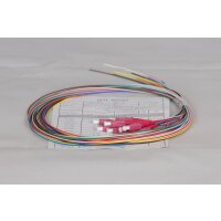 Premium Faserpigtail Rainbow set 0.9mm, OM4, LSZH, 2m