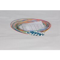 Premium Faserpigtail Rainbow set 0.9mm, OS2, LSZH, 2m