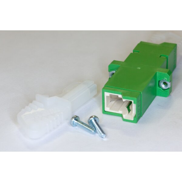 fiber adapter Simplex, Singlemode, E2000/APC,