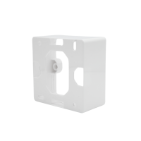 Aufputzrahmen  80*80*40 mm RAL 9010