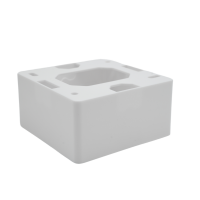 Aufputzrahmen  80*80*40 mm RAL 9010