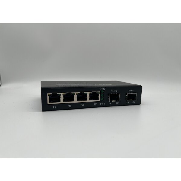Media Converter 4x 10/100/1000 RJ45