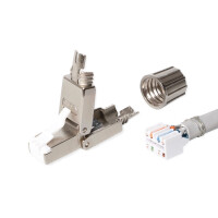 Werkzeugloser feldkonfektionierbarer Stecker RJ45