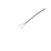 Slim Patchkabel STP grau 0.25m