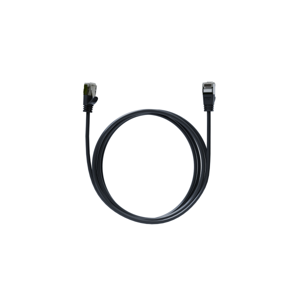 CableDoc CAT6A 10G Ultrafine Patch cord round black