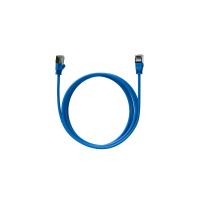 CableDoc CAT6A 10G Ultrafine Patch cord round blue