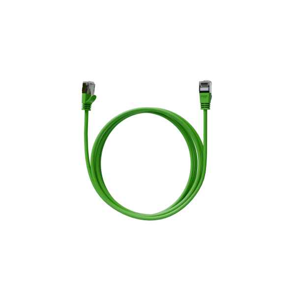 CableDoc CAT6A 10G Ultrafine Patch cord round green