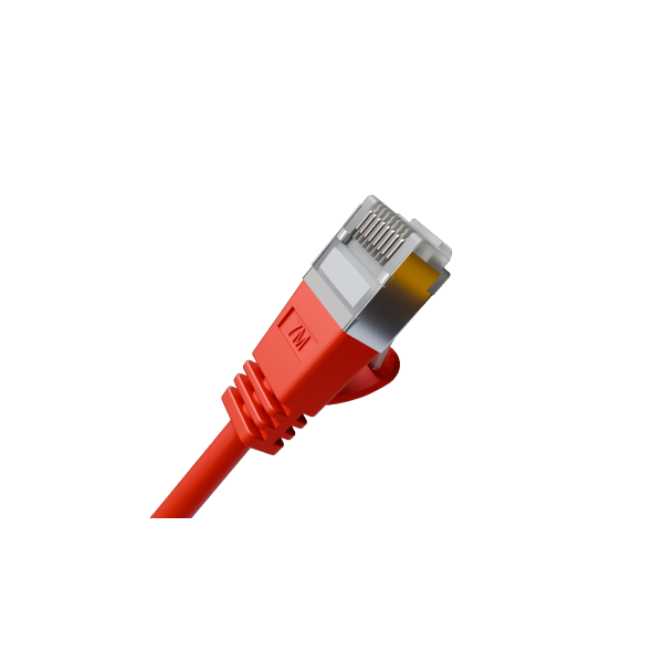 CableDoc CAT6A 10G Ultrafine Patch cord round red