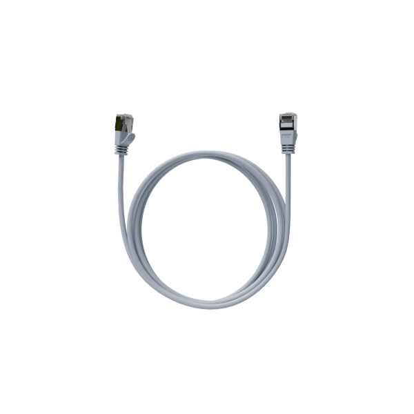 CableDoc CAT6A 10G Ultrafine Patch cord round grey