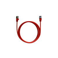 CableDoc CAT6A 10G Ultrafine Patch cord round red