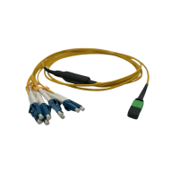 LWL MPO-Kabel, 12 Fasern, OS2, OM4, OM5, 3 mm Mini-Rundkabel, 1m bis 30m