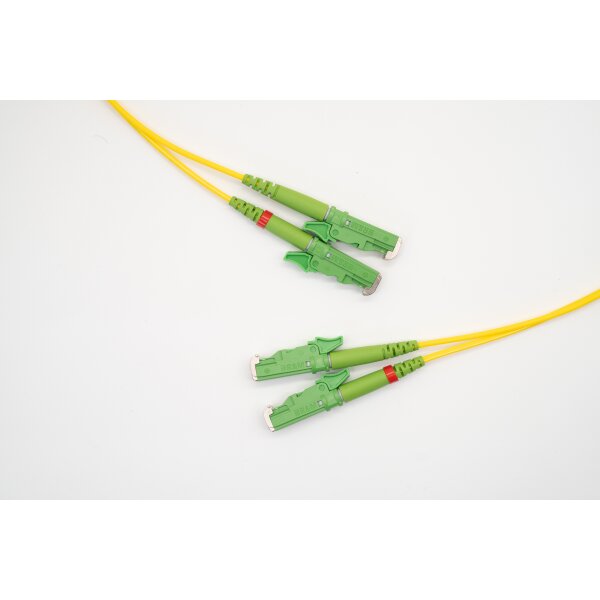 Premium Duplex LWL Patchkabel, SM, E2000/APC-E2000/APC