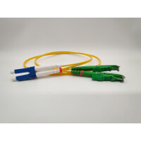 Premium Duplex LWL Patchkabel, SM, LC/PC-E2000/APC