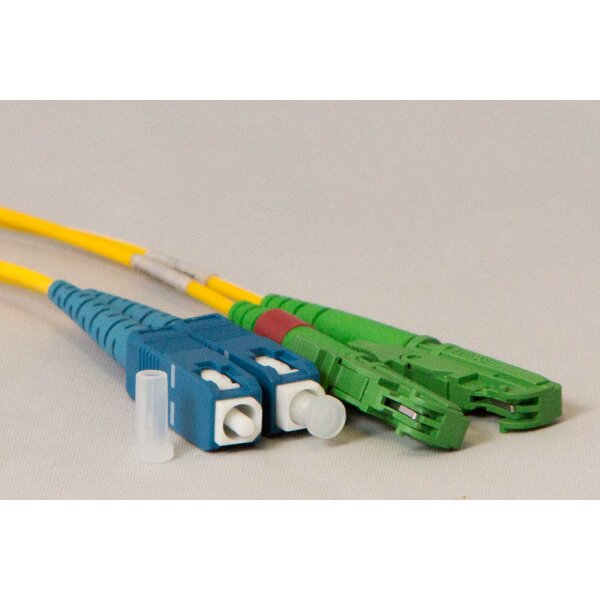 Premium Duplex LWL Patchkabel, SM, SC/PC-E2000/APC
