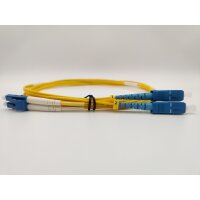 Premium Duplex LWL Patchkabel, SM, SC/PC-LC/PC