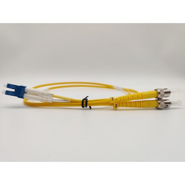 Premium Duplex LWL Patchkabel, SM, LC/PC-ST