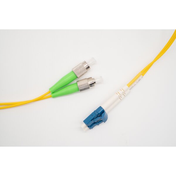Premium Duplex LWL Patchkabel, SM, LC/PC-FC/APC