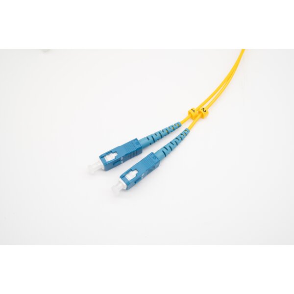 Premium Duplex LWL Patchkabel, SM, SC/PC-SC/PC