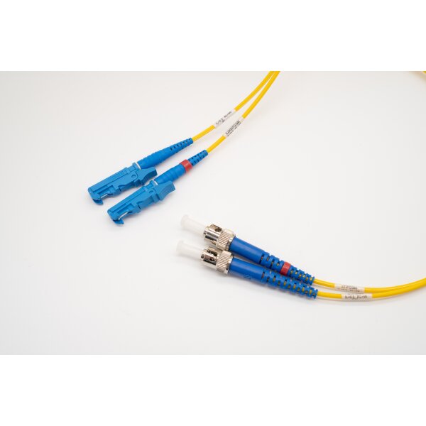 Premium Duplex LWL Patchkabel, SM, FC/PC- E2000/PC