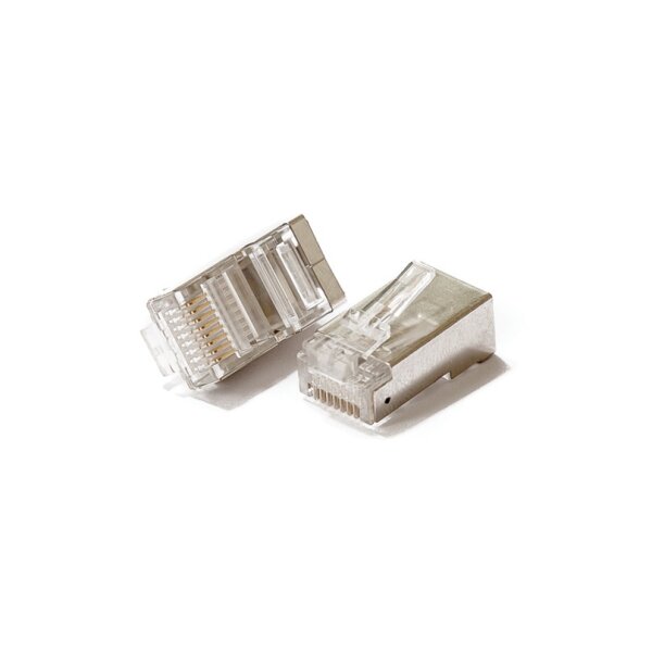 Stecker RJ45/s, Kategorie 5E, 8p8c, 50µ Au